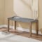 Alaterre Furniture Newport 40"L Faux Concrete Bench ANNP0371 - alternate 5